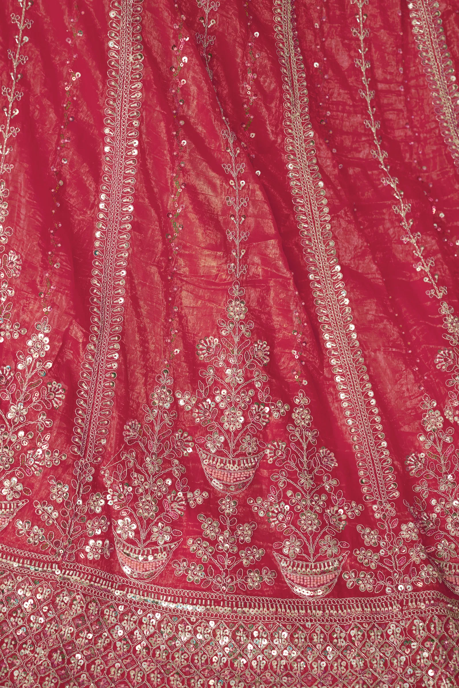 Kf 44 Pink Jimmy Choo Embroidered Bridal Lehenga Wholesale Clothing Suppliers In India